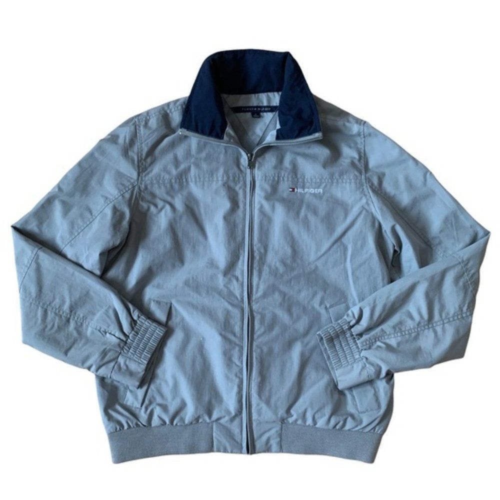 Grey Tommy Hilfiger Jacket Size Medium